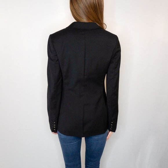 TALULA Aritzia Black Wool-Blend Blazer - Picture 3 of 8